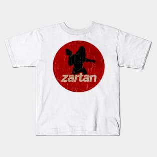 Zartan - simple red circle vintage Kids T-Shirt